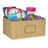Brand new 😀 Storage Bins & Totes Teacher Created Resources® Burlap Storage Bin, Small (TCR20832) 😉 -Change Your Whole Storage & Organization. unnamed file 1013