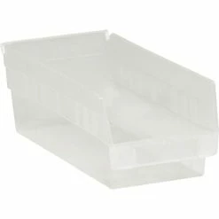 Best Pirce ✔️ Specialty Storage Quill Brand 11 5/8" X 6 5/8" X 4" Plastic Shelf Bin, Clear, 30/Case (BINPS103CL) ❤️