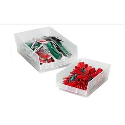 Best Pirce ✔️ Specialty Storage Quill Brand 11 5/8" X 6 5/8" X 4" Plastic Shelf Bin, Clear, 30/Case (BINPS103CL) ❤️ 4 Best Pirce ✔️ Specialty Storage Quill Brand 11 5/8" X 6 5/8" X 4" Plastic Shelf Bin, Clear, 30/Case (BINPS103CL) ❤️ - Image 2