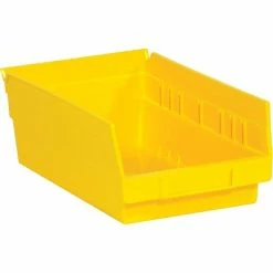 New ✔️ Specialty Storage Quill Brand 11 5/8" X 6 5/8" X 4" Plastic Shelf Bin, Yellow, 30/Case (BINPS103Y) 👍