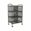 Deals ⌛ Storage Drawers Mind Reader 6-Drawer Office Utility Cart, Black (6DRMESH-BLK) 🧨 -Change Your Whole Storage & Organization. unnamed file 1041