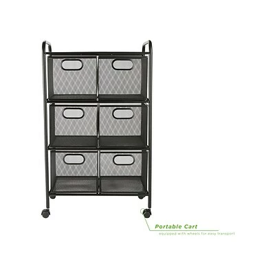 Deals ⌛ Storage Drawers Mind Reader 6-Drawer Office Utility Cart, Black (6DRMESH-BLK) 🧨 7 Deals ⌛ Storage Drawers Mind Reader 6-Drawer Office Utility Cart, Black (6DRMESH-BLK) 🧨 - Image 5