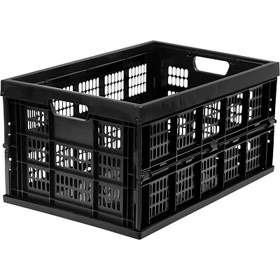 Flash Sale ๐ Crates Mount-It! 52 Qt. Open Lid Milk Crate, Black, 3/Pack (WI-3003) ๐ 6 Flash Sale ๐ Crates Mount-It! 52 Qt. Open Lid Milk Crate, Black, 3/Pack (WI-3003) ๐ - Image 4