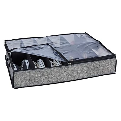 Discount ๐ Cloth & Soft Storage Simplify Under The Bed ๐ Shoe Storage Box, 12 Pair, Black (25430-BLACK) โจ 4 Discount ๐ Cloth & Soft Storage Simplify Under The Bed ๐ Shoe Storage Box, 12 Pair, Black (25430-BLACK) โจ - Image 2