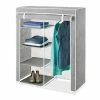 Best Pirce 🛒 Clothes Racks & Portable Closets Whitmor Compact Clothes Closet, Gray/White (60917151) 🧨 -Change Your Whole Storage & Organization. unnamed file 1071