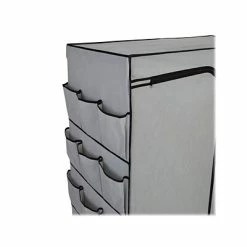 Cheapest 👍 Clothes Racks & Portable Closets Honey-Can-Do 64" X 60" Portable Wardrobe Closet With Side Pockets, Gray/Black Steel/Polyester (WRD-09197) 🎉 -Change Your Whole Storage & Organization. unnamed file 1093
