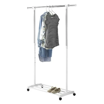 Best Pirce ๐ฏ Clothes Racks & Portable Closets Whitmor Deluxe Adjustable Garment Rack, White/Chrome (60245908BB) ๐ 3 Best Pirce ๐ฏ Clothes Racks & Portable Closets Whitmor Deluxe Adjustable Garment Rack, White/Chrome (60245908BB) ๐
