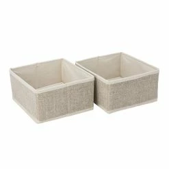 Deals โค๏ธ Decorative Boxes & Baskets Simplify Nedium Drawer Organizer, Faux Jute (25513-FEJ) ๐
