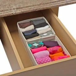 Deals ❤️ Decorative Boxes & Baskets Simplify Nedium Drawer Organizer, Faux Jute (25513-FEJ) 👍 -Change Your Whole Storage & Organization. unnamed file 1100