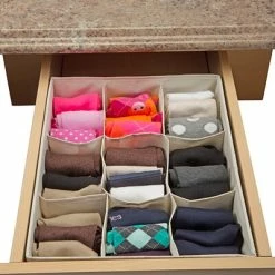 Deals ❤️ Decorative Boxes & Baskets Simplify Nedium Drawer Organizer, Faux Jute (25513-FEJ) 👍 -Change Your Whole Storage & Organization. unnamed file 1101