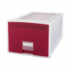 Promo 🧨 Storex® Poly Storage Drawer Storex Plastic Drawer, Letter/Legal Size, Red (61105U01C) 🥰