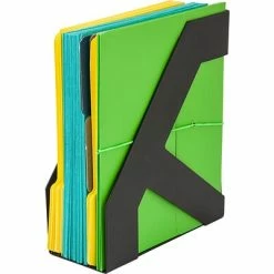 Promo ✔️ Portable File Storage Iris Large Magazine Holder, Black, 8/Case 🛒