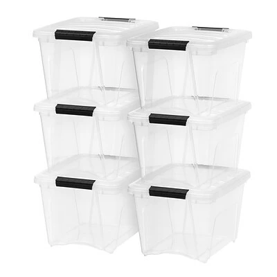 Best deal 😉 Storage Bins & Totes IRIS Stack & Pull 19 Qt., Latch Lid Storage Tote, Clear, 6/Pack (588250) 🎁 3 Best deal 😉 Storage Bins & Totes IRIS Stack & Pull 19 Qt., Latch Lid Storage Tote, Clear, 6/Pack (588250) 🎁