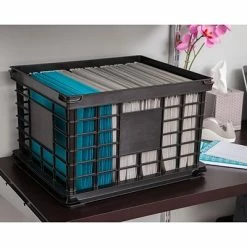 Cheapest 🔥 Iris® Storage Totes IRIS® Letter/Legal File Crate, 3 Pack ✨ -Change Your Whole Storage & Organization. unnamed file 1148