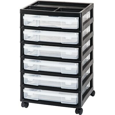 Flash Sale ๐ Rolling Carts IRISยฎ 6 Drawer Standalone Storage, Black, 2 Pack (150816) ๐ 3 Flash Sale ๐ Rolling Carts IRISยฎ 6 Drawer Standalone Storage, Black, 2 Pack (150816) ๐