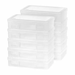 New 🔔 Storage Bins & Totes IRIS Modular Supply Case, Clear, 10 Pack (585171) 🛒
