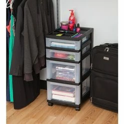New 🌟 Rolling Carts IRIS® 4 Drawer Storage Cart, Black (116827) 👏 7 New 🌟 Rolling Carts IRIS® 4 Drawer Storage Cart, Black (116827) 👏 -Change Your Whole Storage & Organization. unnamed file 1176
