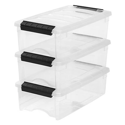 Best Sale ✔️ Storage Bins & Totes IRIS Stack & Pull 5.7 Qt. Latching Lid Modular Box, Clear With Clear Lid, 10 Pack (100275) ❤️ 5 Best Sale ✔️ Storage Bins & Totes IRIS Stack & Pull 5.7 Qt. Latching Lid Modular Box, Clear With Clear Lid, 10 Pack (100275) ❤️ - Image 3