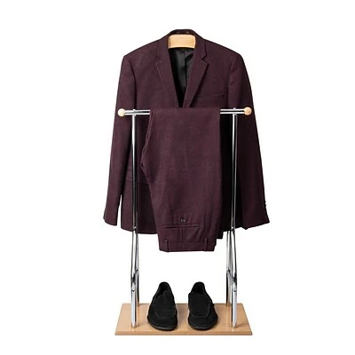 Flash Sale ๐ฅ Clothes Racks & Portable Closets Mind Reader Valet Stand Suit Clothes Rack Organizer, Wood/Steel, Silver (STRECT-SIL) ๐ 3 Flash Sale ๐ฅ Clothes Racks & Portable Closets Mind Reader Valet Stand Suit Clothes Rack Organizer, Wood/Steel, Silver (STRECT-SIL) ๐