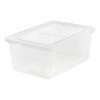 Deals 💯 Storage Bins & Totes IRIS 17 Qt. Snap-tight Lid Storage Tote, Clear, 12/Pack (586855) 👍 -Change Your Whole Storage & Organization. unnamed file 1201
