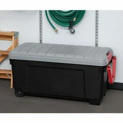 Best Pirce ✨ Storage Box IRIS 42 Gallon Heavy Duty Storage Trunk With Wheels, 2/CT (250084) 😉 -Change Your Whole Storage & Organization. unnamed file 1213