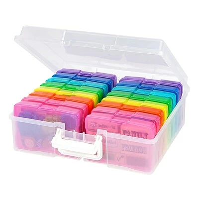 Flash Sale ✔️ Storage Bins & Totes IRIS® XL 4" X 6" Photo & Embellishment Craft Keeper, 2 Pack, Multi Color ❤️ 6 Flash Sale ✔️ Storage Bins & Totes IRIS® XL 4" X 6" Photo & Embellishment Craft Keeper, 2 Pack, Multi Color ❤️ - Image 4