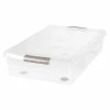 Coupon 🔔 Storage Bins & Totes IRIS Underbed Store And Slide 40 Qt. Latching Lid, Storage Box, Clear, 6/Pack (170291) 😀 -Change Your Whole Storage & Organization. unnamed file 1226