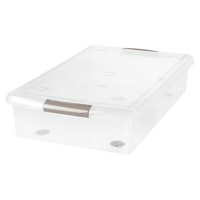 Coupon ๐ Storage Bins & Totes IRIS Underbed Store And Slide 40 Qt. Latching Lid, Storage Box, Clear, 6/Pack (170291) ๐ 3 Coupon ๐ Storage Bins & Totes IRIS Underbed Store And Slide 40 Qt. Latching Lid, Storage Box, Clear, 6/Pack (170291) ๐