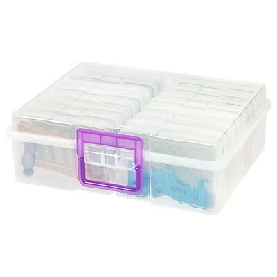 Best Sale โค๏ธ Storage Bins & Totes IRIS 15.83 Quart Snap Lid Photo And Craft Keeper, Clear, 2/Pack (585865) ๐ 4 Best Sale โค๏ธ Storage Bins & Totes IRIS 15.83 Quart Snap Lid Photo And Craft Keeper, Clear, 2/Pack (585865) ๐ - Image 2