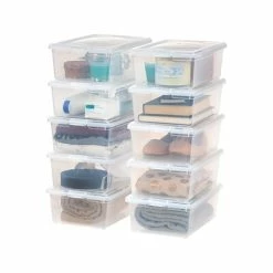 Top 10 🤩 Storage Bins & Totes Iris 6 Qt. Snap Lid Storage Tote, Clear, 10/Pack (500074) ✨ -Change Your Whole Storage & Organization. unnamed file 1242