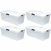 Brand new 🧨 Storage Bins & Totes Hefty Storage Solutions 100 Quart, Latch Lid Storage Bin, Clear, 4/Case (7107) ✨ 2 Brand new 🧨 Storage Bins & Totes Hefty Storage Solutions 100 Quart, Latch Lid Storage Bin, Clear, 4/Case (7107) ✨ -Change Your Whole Storage & Organization. unnamed file 125