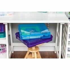 Buy 🛒 Storage Bins & Totes IRIS 11.04 Qt. Snap Lid Portable Project Case, Assorted Colors, 6/Pack (150820) 🔔 -Change Your Whole Storage & Organization. unnamed file 1251