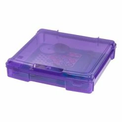 Buy 🛒 Storage Bins & Totes IRIS 11.04 Qt. Snap Lid Portable Project Case, Assorted Colors, 6/Pack (150820) 🔔 -Change Your Whole Storage & Organization. unnamed file 1252
