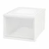 Discount 😍 Storage Bins & Totes IRIS® Deep Box Chest Drawer, White, 3 Pack (591088) 🔔 -Change Your Whole Storage & Organization. unnamed file 1255