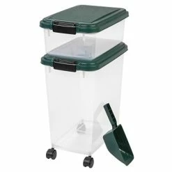 Budget 🔥 Storage Bins & Totes Remington 3- Piece Airtight 12 Qt. Snap Lid Storage Container Combo, Green (296150) 🎉