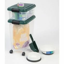 Budget 🔥 Storage Bins & Totes Remington 3- Piece Airtight 12 Qt. Snap Lid Storage Container Combo, Green (296150) 🎉 -Change Your Whole Storage & Organization. unnamed file 1269