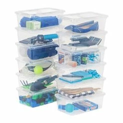 Wholesale 👏 Storage Bins & Totes IRIS® 6 Quart Clear Storage Box, 12 Pack 🎁 -Change Your Whole Storage & Organization. unnamed file 1280