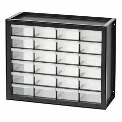 Coupon 👍 Storage Drawers IRIS 24 Drawer Parts Cabinet, Black (587630) 💯
