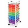 Buy ❤️ Storage Drawers Seville Classics 10-Drawer Organizer Cart, Translucent Multi-Color (SHE16218B) ✔️ -Change Your Whole Storage & Organization. unnamed file 1295