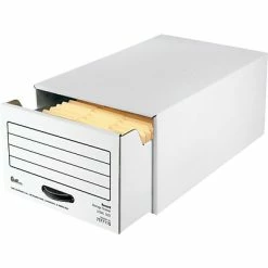 Hot Sale 😉 Quill Brand® Storage Drawer With Metal Frame (Recycled) Quill Brand® Storage Drawer With Metal Frame, White, 6/Carton (07711) 😀
