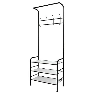 Cheap ๐ฏ Clothes Racks & Portable Closets Mind Reader Metal ๐งฅ Coat & ๐ Shoe Rack, Black (CSRACK-BLK) ๐ 9 Cheap ๐ฏ Clothes Racks & Portable Closets Mind Reader Metal ๐งฅ Coat & ๐ Shoe Rack, Black (CSRACK-BLK) ๐ - Image 7