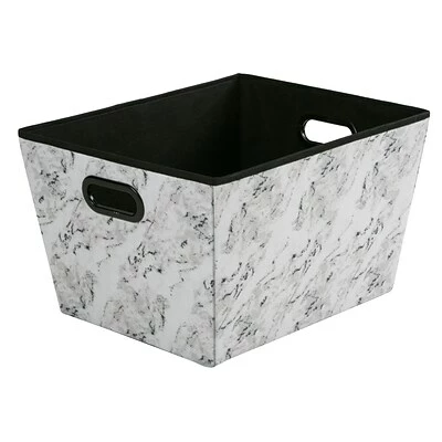 Brand new ๐ Decorative Boxes & Baskets Simplify Grommet Large Storage Bin, Marble (26844-MARBLE) ๐ 3 Brand new ๐ Decorative Boxes & Baskets Simplify Grommet Large Storage Bin, Marble (26844-MARBLE) ๐