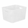 Hot Sale 🛒 Decorative Boxes & Baskets Simplify Herringbone Large Storage Bin, White (25175-WHITE) 🧨 2 Hot Sale 🛒 Decorative Boxes & Baskets Simplify Herringbone Large Storage Bin, White (25175-WHITE) 🧨 -Change Your Whole Storage & Organization. unnamed file 1321