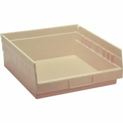 Best reviews of 🤩 Storage Bins & Totes Quantum Storage Systems Economy Shelf Bins, 11-5/8" X 11-1/8" X 4", Ivory, 8/Ct (Qsb109-I) 😉