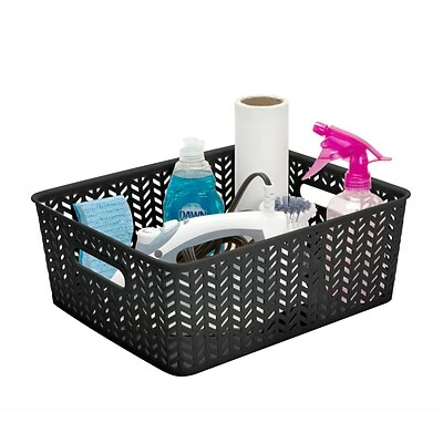 Best reviews of 🧨 Decorative Boxes & Baskets Simplify Herringbone Medium Storage Bin, Black (25174-BLACK) 🔔 4 Best reviews of 🧨 Decorative Boxes & Baskets Simplify Herringbone Medium Storage Bin, Black (25174-BLACK) 🔔 - Image 2