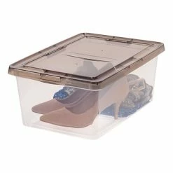 Best Pirce 😉 Storage Bins & Totes IRIS® 17 Quart Clear Storage Box With Gray Lid, 12 Pack 🛒 -Change Your Whole Storage & Organization. unnamed file 1378