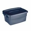 Best deal 😍 Storage Bins & Totes Rubbermaid Roughneck 12 Quart Latching Lid Storage Tote, Dark Indigo Metallic (RMRT030003) 🛒 -Change Your Whole Storage & Organization. unnamed file 138
