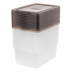 Best Pirce 😉 Storage Bins & Totes IRIS® 17 Quart Clear Storage Box With Gray Lid, 12 Pack 🛒 -Change Your Whole Storage & Organization. unnamed file 1381