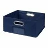 Budget 🎉 Storage Bins & Totes Niche Cubo Half-Size Foldable Fabric Storage Bin- Blue (HTOTE1206BE) ⭐ -Change Your Whole Storage & Organization. unnamed file 1384