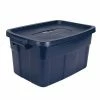 Deals ✨ Storage Bins & Totes Rubbermaid Roughneck 56 Quart Latching Lid Storage Tote, Dark Indigo Metallic (RMRT140008) 🎉 -Change Your Whole Storage & Organization. unnamed file 139